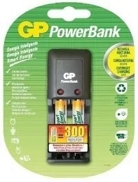 Baterias Pilas 2 Recargables Aaa Gp 400mah Con Cargador