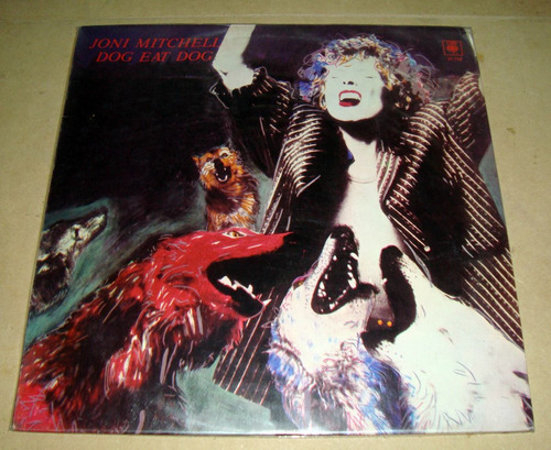 Joni Mitchell Dog Eat Dog Lp Argentino / Kktus