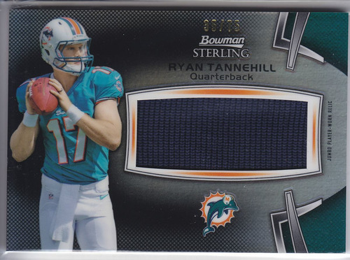 2012 Sterling Br Rookie Jersey Ryan Tannehill 35/75 Dolphins