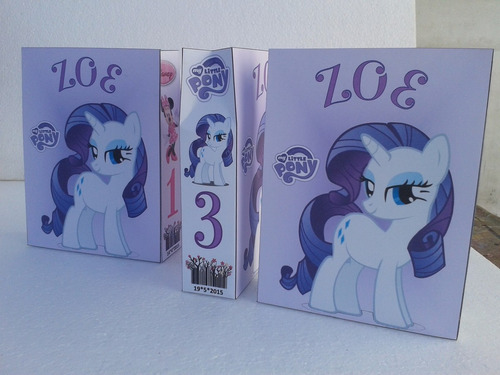 2 Bolsitas Personalizadas De My Little Pony De 17x13x4 