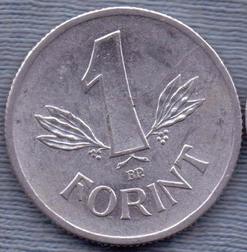 Imagen 1 de 2 de Hungria 1 Forint 1976 * Republica Del Pueblo *