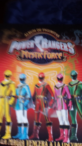 Album Power Rangers Mistic Force Completo Impecable