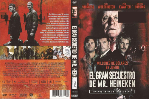 El Gran Secuestro De Mr. Heineken Dvd Anthony Hopkins 2015