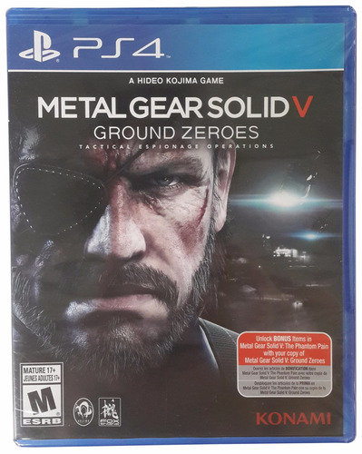 Metal Gear Solid 5 Ground Zeroes Ps4 Físico Sellado