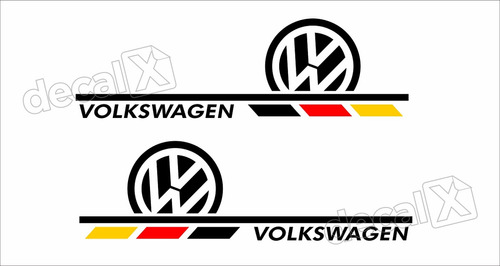 Adesivo Retrovisor Volkswagen Golf Bora Passat Imp167