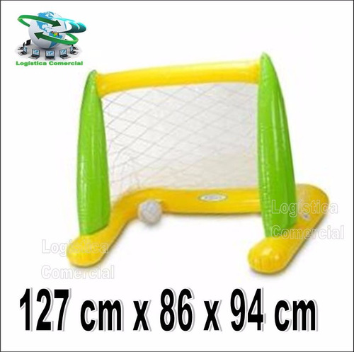Imagen 5 de 9 de Juego Piscina Cancha De Futbol Inflable Intex 56507