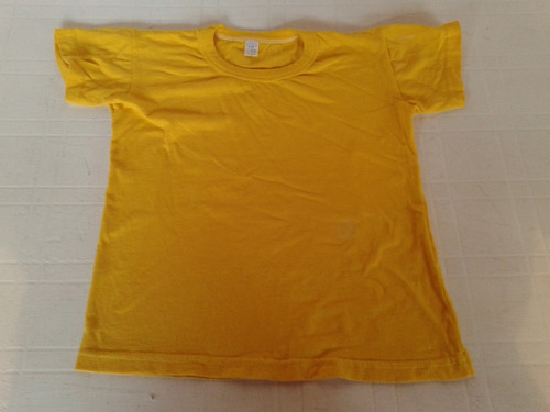Remera Amarilla Talle 6 De Algodon
