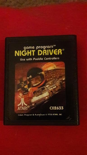 °°° Cartucho Clásico Consola Atari 2600 - Night Driver °°°