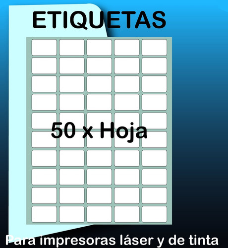 Imagen 3 de 7 de 750 Etiquetas Autoadhesivas De 6.7 X 2.5cm Precortadas 30/h