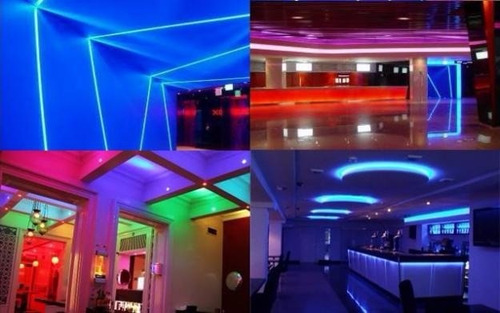 Imagen 6 de 10 de Tira Luces Led 5050 Rgb Exterior Control + Fuente Kit 5 Mts