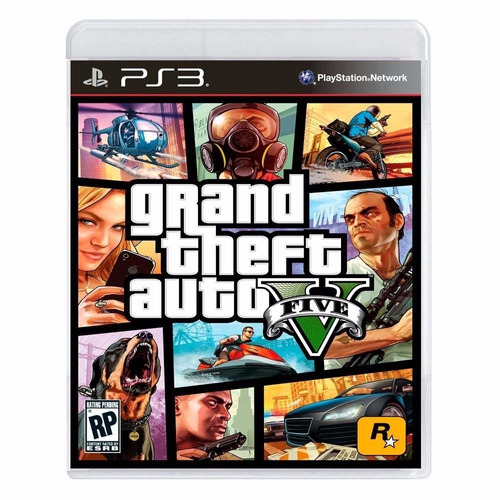 Gta 5 V Grand Theft Auto 5 V Ps3 Português Ps3 - Frete 10,00