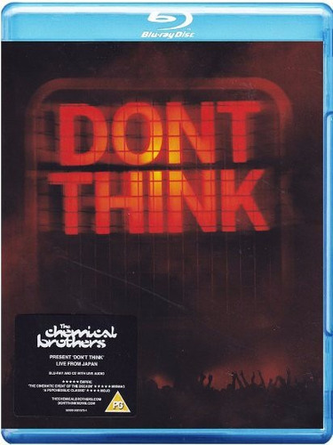 Blu Ray The Chemical Brothers Dont Think + Cd