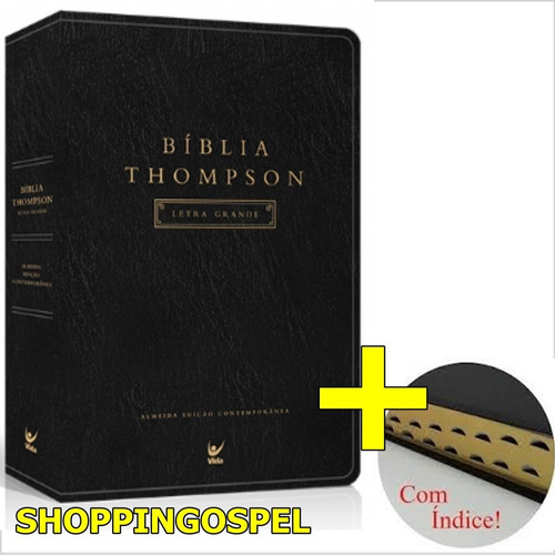 Bíblia De Estudo Thompson Letra Grande + Índice Luxo