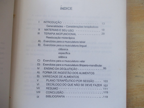 Livro Deglutição Atípica - C. H. Agustoni - Reeducação