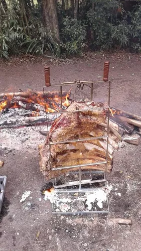 Espeto Giratório Para Costelão Fogo De Chao