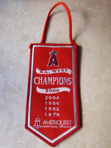 Banderin Anaheim Angels Ameriquest Mlb Baseball California