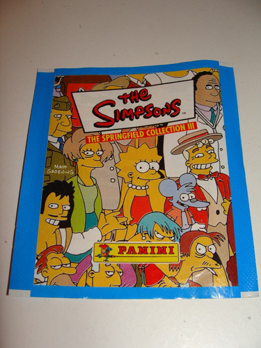 Sobre Simpsons 2001 (vacio) - Precio X Sobre