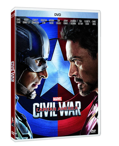 Dvd Capitán América: Civil War Marvel