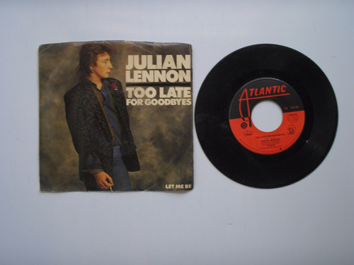 Disco Vinilo Julian Lennon Too Late Fof45 Rpm Print Usa1985