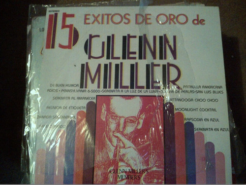 Disco Acetato De 15 Exitos De Oro De Glenn Miller