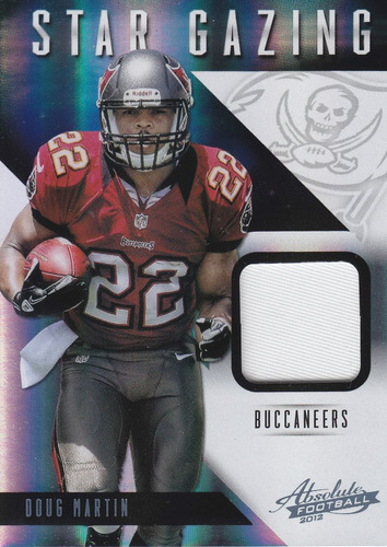 2012 Absolute Sg Rookie Prime Jersey Doug Martin 14/49 Bucs