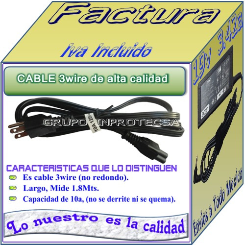 Cargador Original Acer Aspire 5250 5250-0619 19v 3.42a Lqe