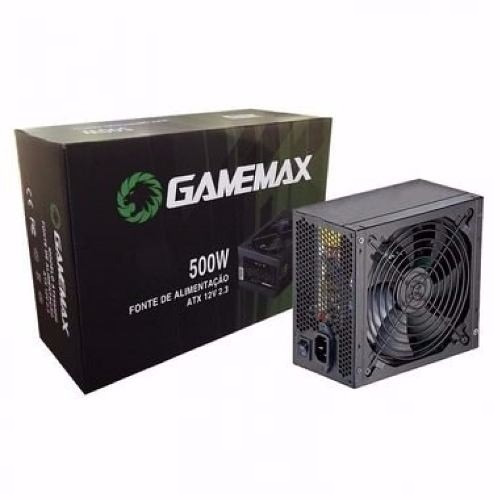 Fonte De Alimentação Gamemax 500w Atx 12v 2.3 5850w