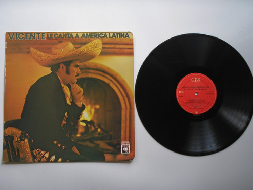 Lp Vinilo Vicente Fernandez Canta A Latinoamaerica 1985