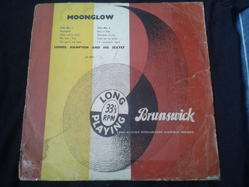 Vinilo Lp Lionel Hampton 33 1/3 Moonglow