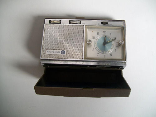 Imagen 1 de 4 de Antigua Radio Westinghouse Travel Clock