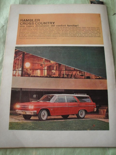 Publicidad Rambler Cross Country Año 1965