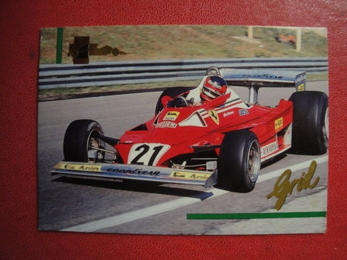 Figuritas Grid Formula 1 Año 1992 Gilles Villeneuve  Nº153