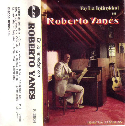 Roberto Yanes En La Intimidad Boleros Cassette Pvl