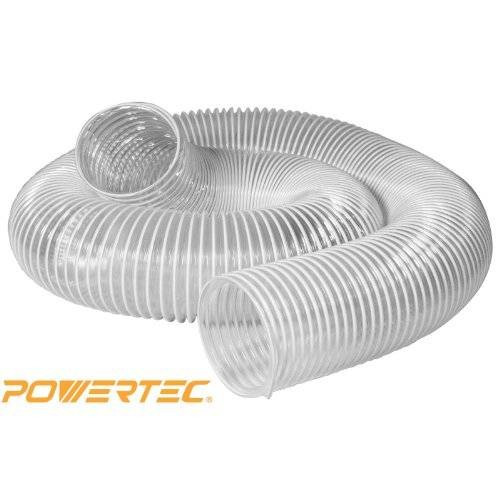 Powertec 70143 De 4 Pulgadas X 20 Pies De Pvc Flexible Recog