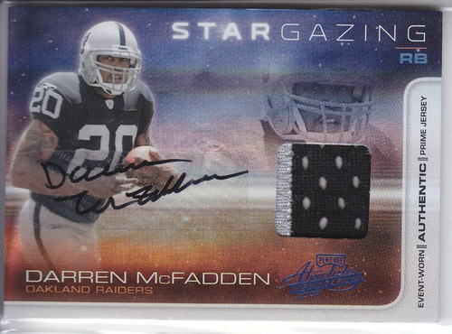 2008 Rookie Patch Autografo Darren Mcfadden /25 Raiders