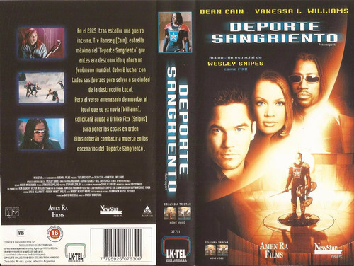 Deporte Sangriento Vhs Vanessa Williams Wesley Snipes 1998