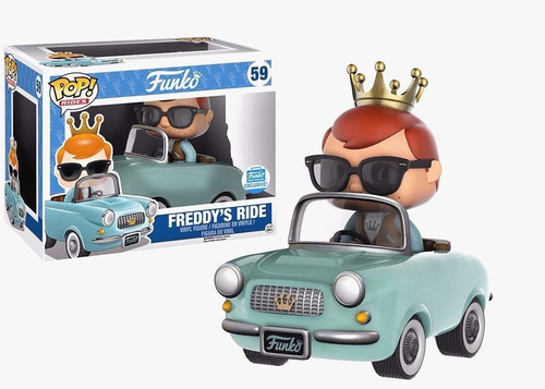 Funko Pop Freddy's Ride #59 Funko Shop Sticker Exclusivo