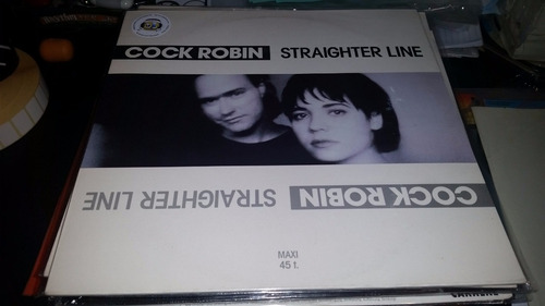 Cock Robin Straighter Line Vinilo Maxi Europe 1990