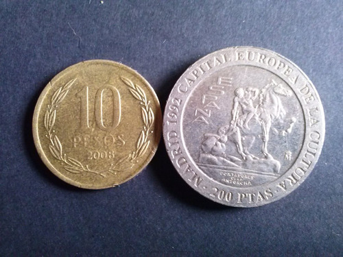 Moneda España 200 Pesetas 1992 Níquel (c13)