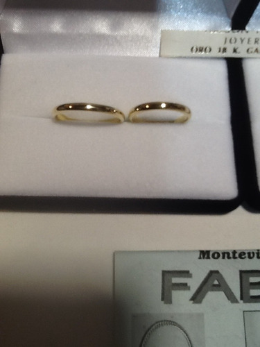 Alianzas Oro 18 Kltes 5,00 Grs A U$ 75,00 El Gramo Nelson