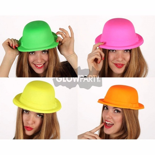 Sombrero Bombin Flúo 10 X $ 220