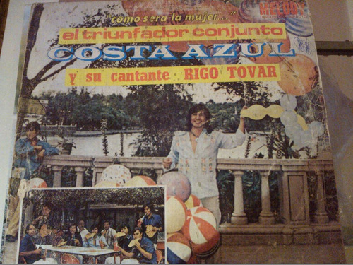 Disco De Acetato De Conjunto Costa Azul,rigo Tovar