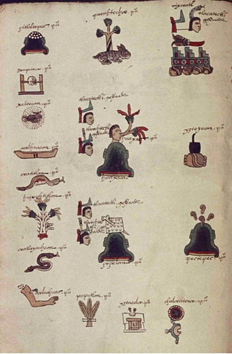 Lienzo Canvas Códice Mendoza Folio 17 Historia México 50x70