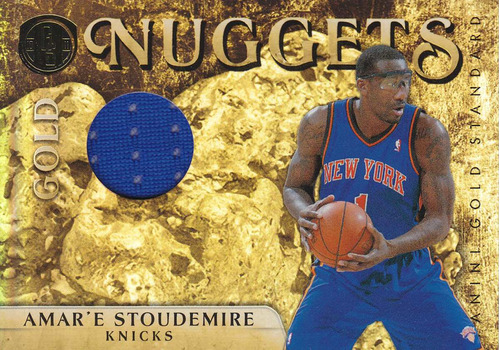 2010-11 Gs Gold Nuggets Jersey Amare Stoudemire /199 Knicks