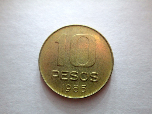 Moneda Argentina 10 Pesos 1985 Casa De Tucuman Boedo Capital