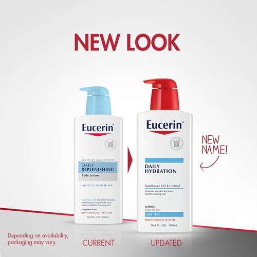 Loción Corporal Eucerin Hidratación Diaria 16.9 Onzas Fl