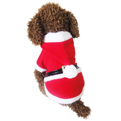 Traje De Santa Clous Para Perro Talla #1 Envio Gratis