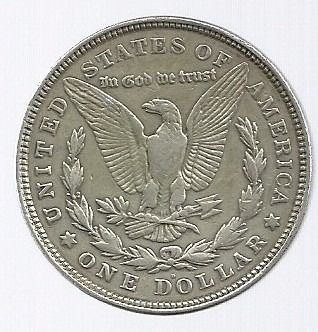 Usa 1 Dolar Morgan 1921 D Plata