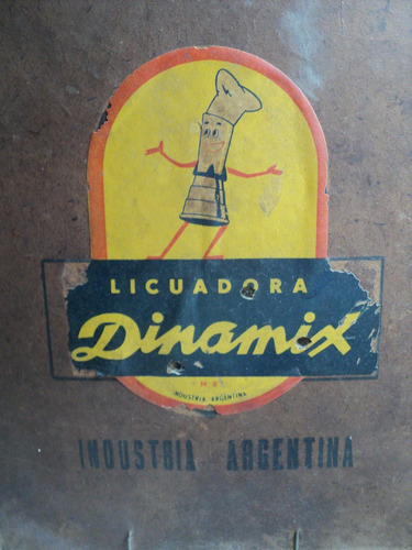 Antigua Caja Original Licuadora Dinamix Retro Vintage Deco