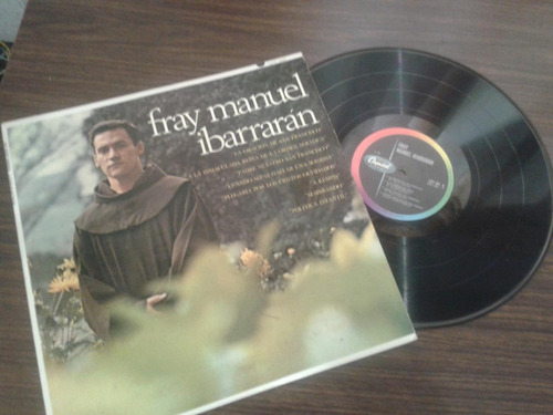 Disco Lp Fray Manuel Ibarraran Oracion San Francisco C/firma